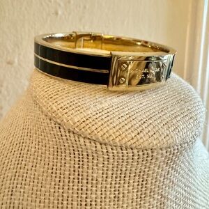 Michael Kors Gold and Black Cuff Bracelet